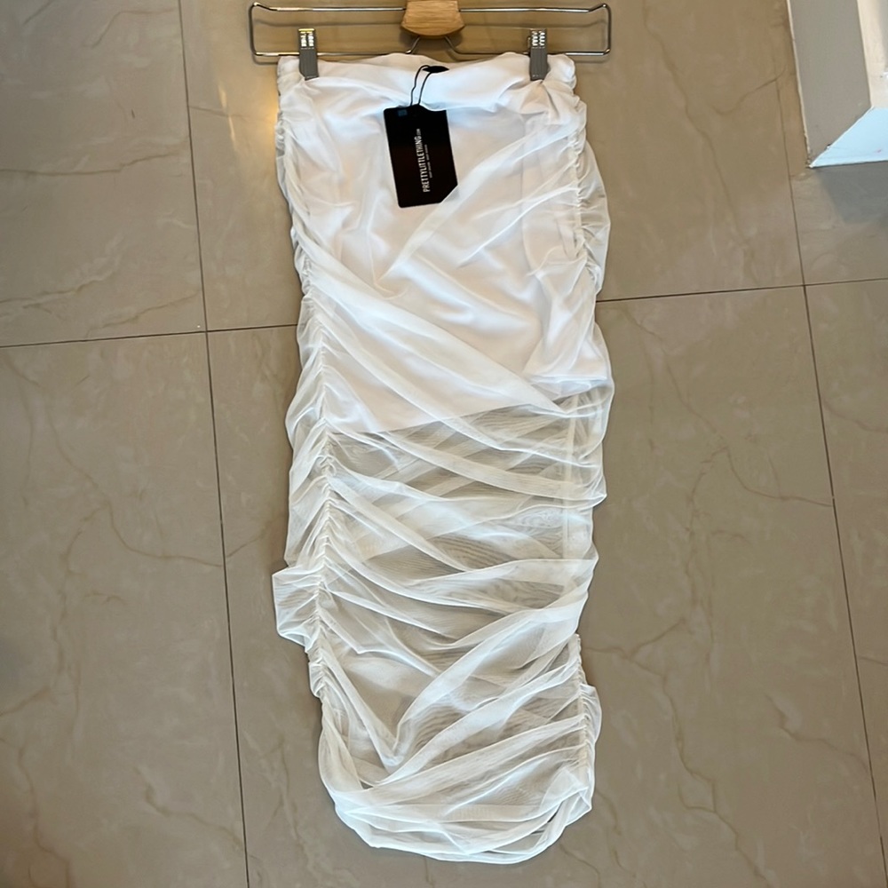 White skirt